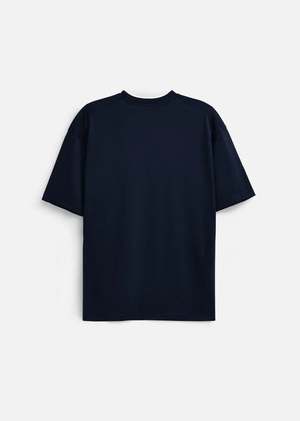 Áo Thun Tay Ngắn Waffle Co Giãn Seventy Seven 44 Xanh Dương Đậm - YaMe.vn