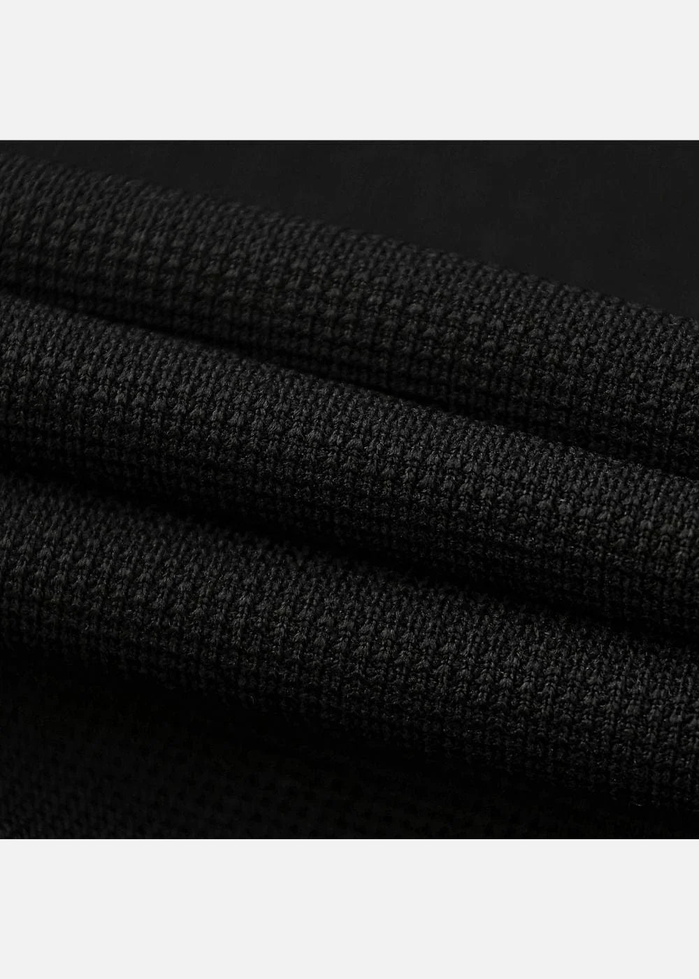 Áo Thun Waffle Line Art Co Giãn Seventy Seven 46 Đen - YaMe.vn