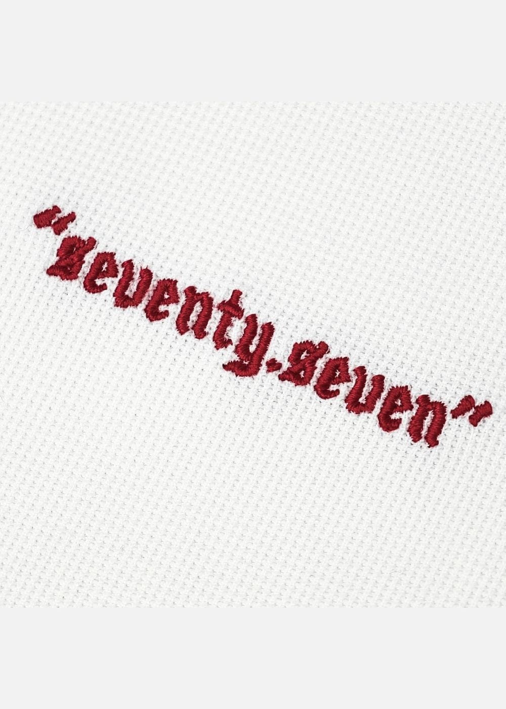 Áo Thun Cổ Tròn Tay Ngắn Áo Thun Seventy Seven 46 Trắng