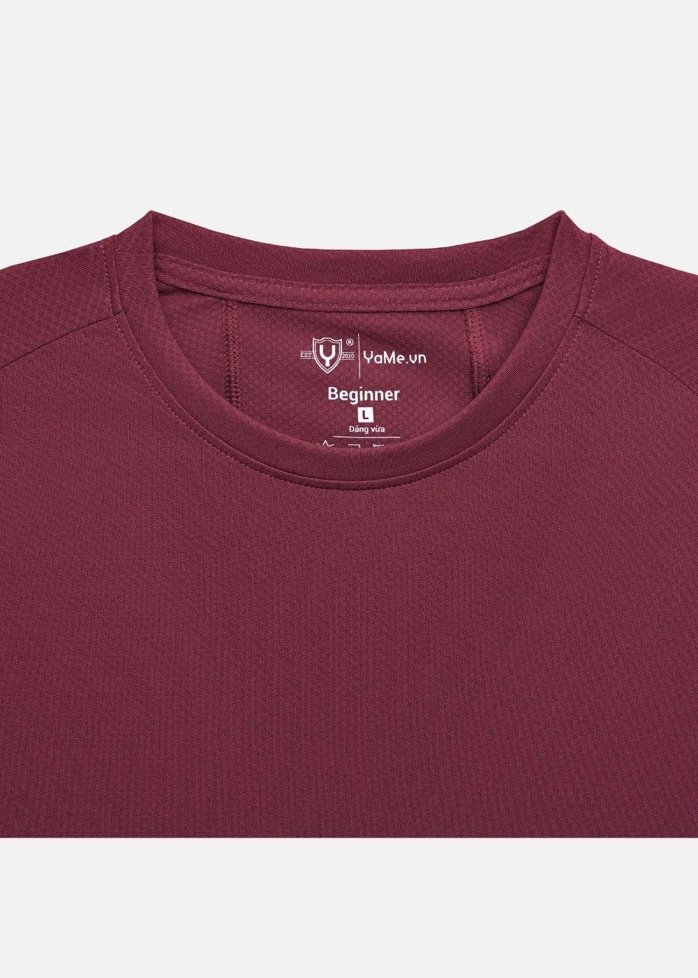 Áo Thun Thể Thao Ultra Thin The Beginner 001 Đỏ Đậm - YaMe.vn