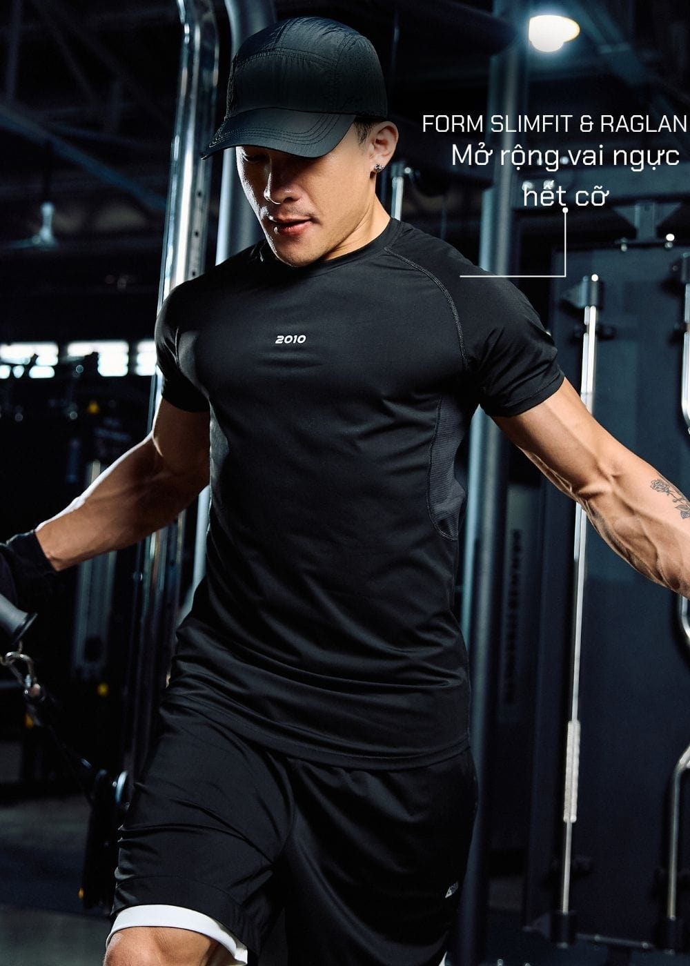 Áo Thun Cổ Tròn Tay Ngắn Áo Thun The Trainer 003 Đen