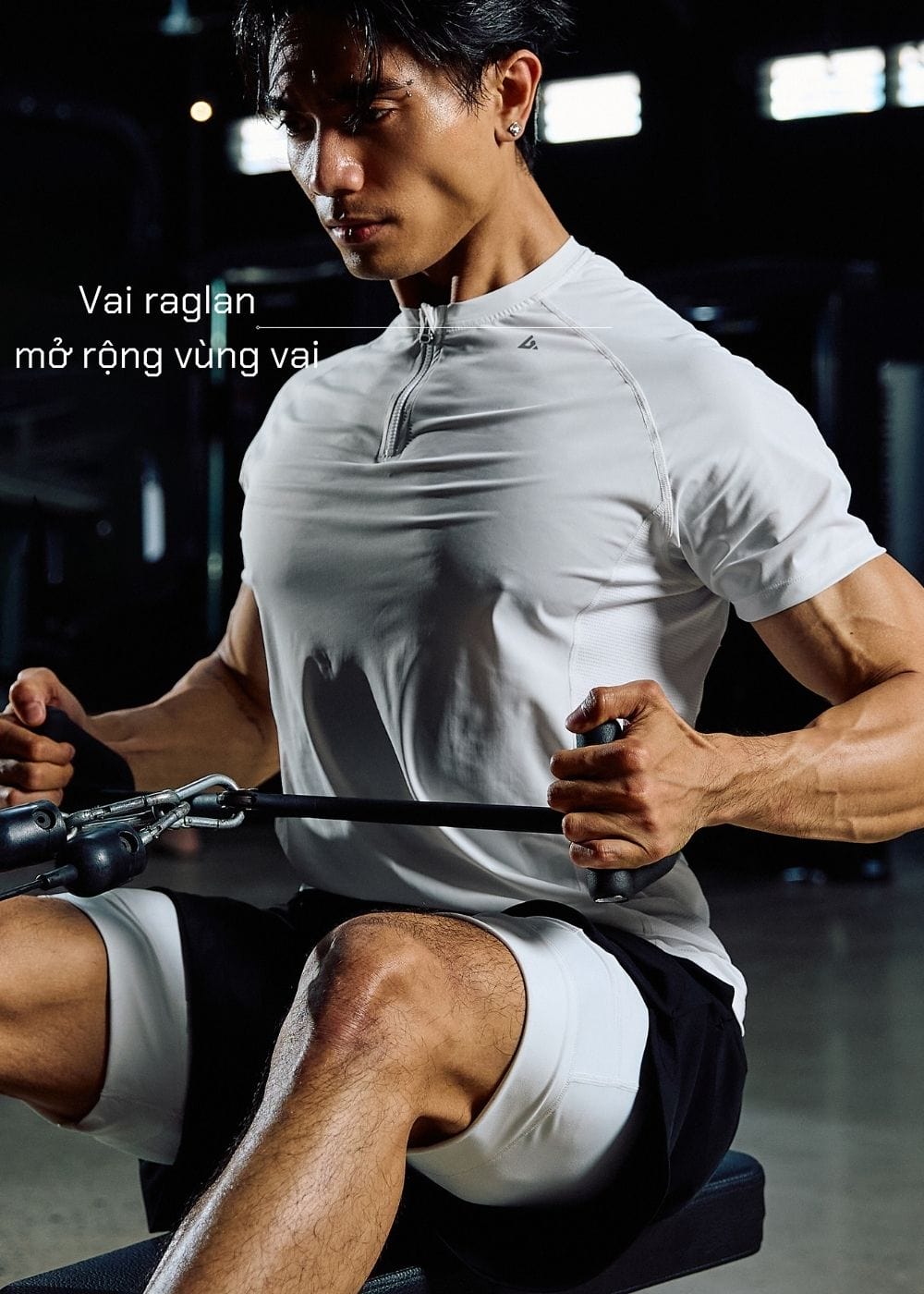 Áo Thun Cổ Tròn Tay Ngắn Áo Thun The Trainer 004 Trắng