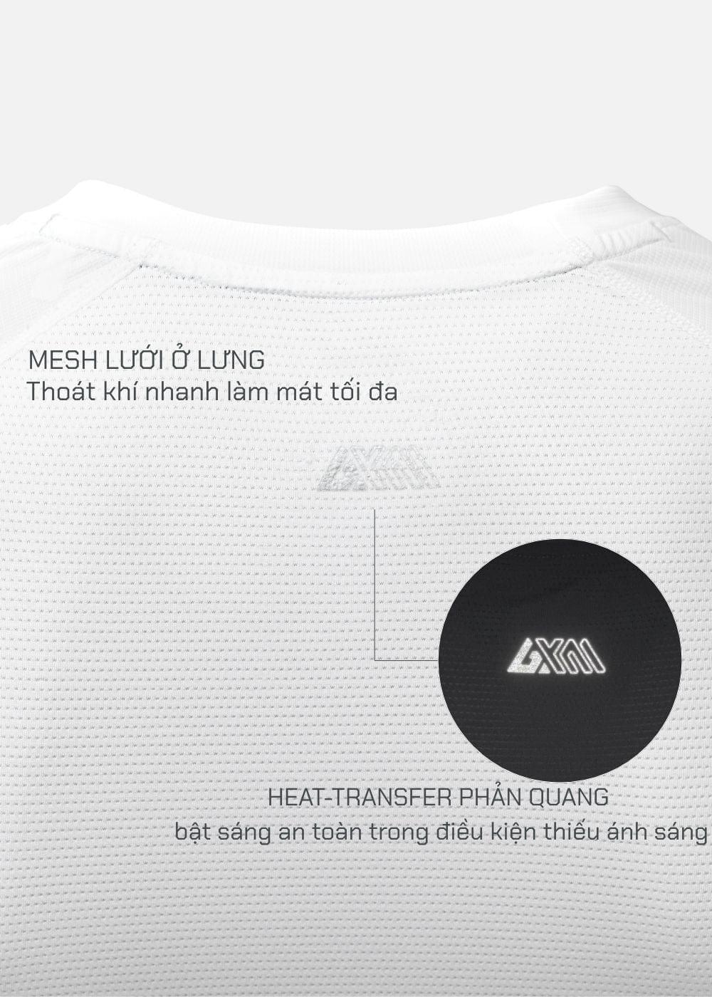 Áo Thun Tay Dài Thể Thao Ultra Stretch The Trainer 005 Trắng - YaMe.vn