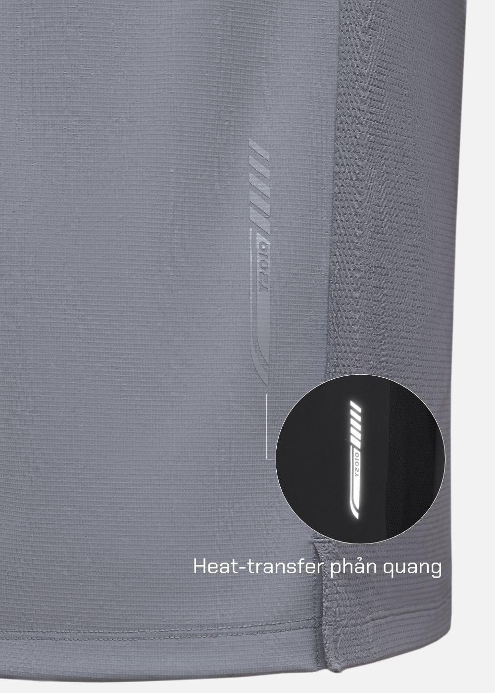 Áo Thun Tay Dài Thể Thao Ultra Stretch The Trainer 005 Xám - YaMe.vn