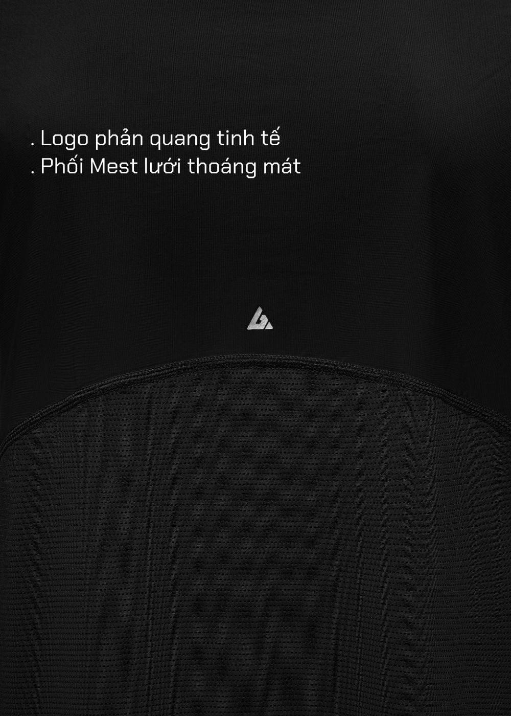 Áo Thun Tay Dài Thể Thao Ultra Stretch The Trainer 006 Đen - YaMe.vn