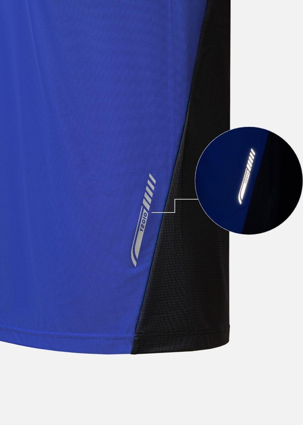 Áo Thun 3 Lỗ Thể Thao Ultra Stretch The Trainer 008 Xanh Dương - YaMe.vn