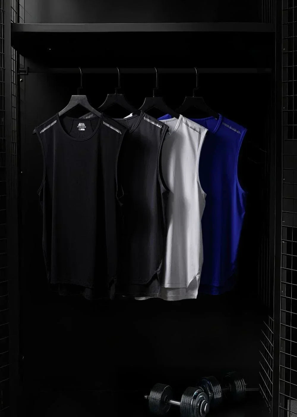 Áo Thun 3 Lỗ Thể Thao Ultra Stretch The Trainer 009 Xanh Dương - YaMe.vn