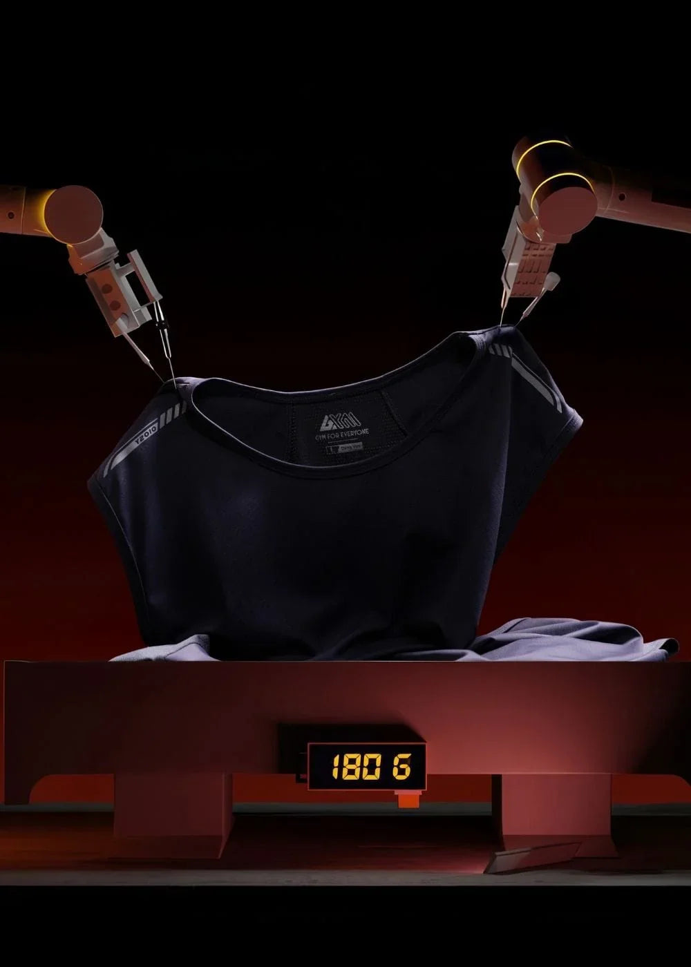 Áo Thun 3 Lỗ Thể Thao Ultra Stretch The Trainer 009 Xám Đậm - YaMe.vn