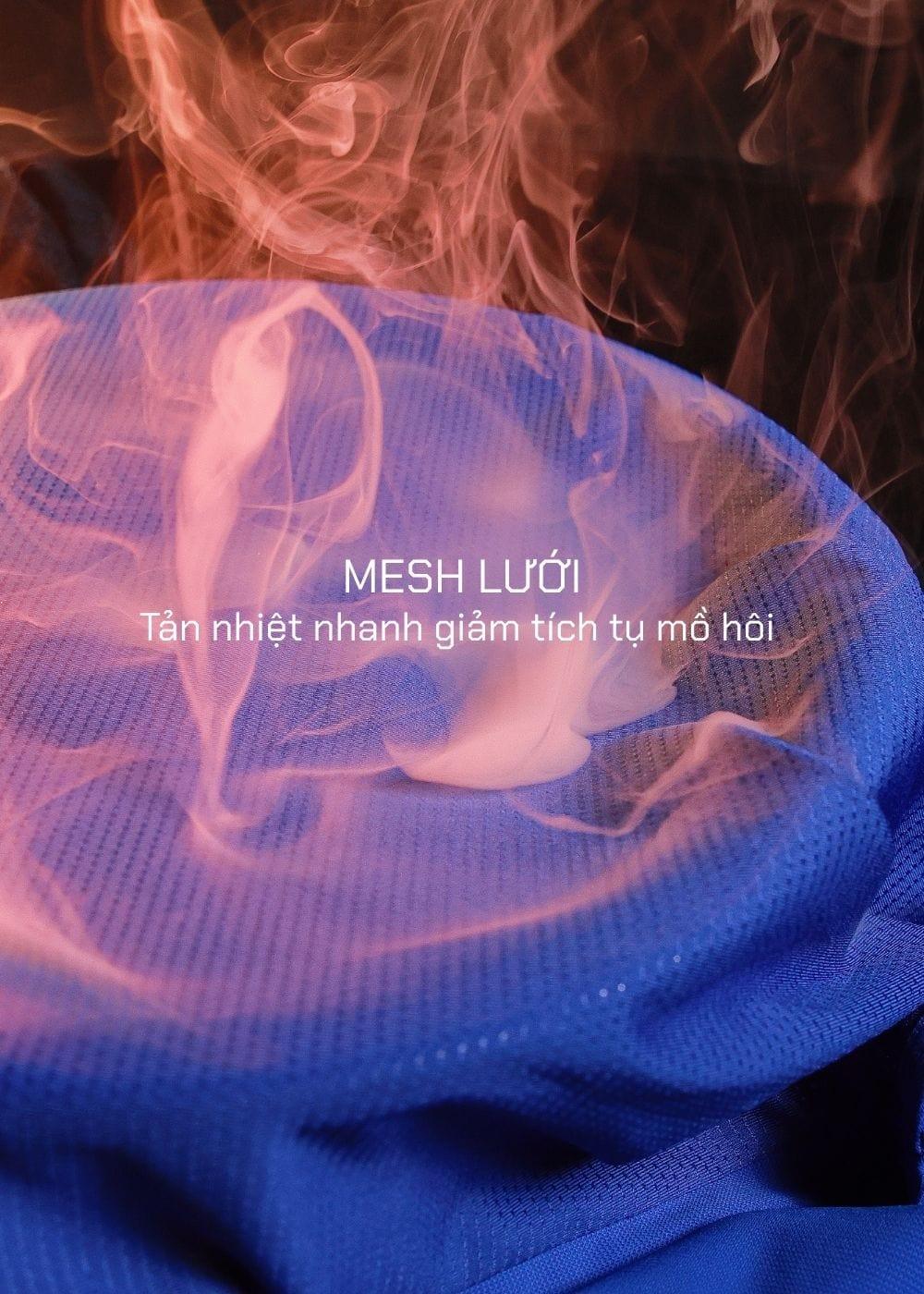 Áo Thun 3 Lỗ Thể Thao Ultra Stretch The Trainer 009 Xanh Dương - YaMe.vn