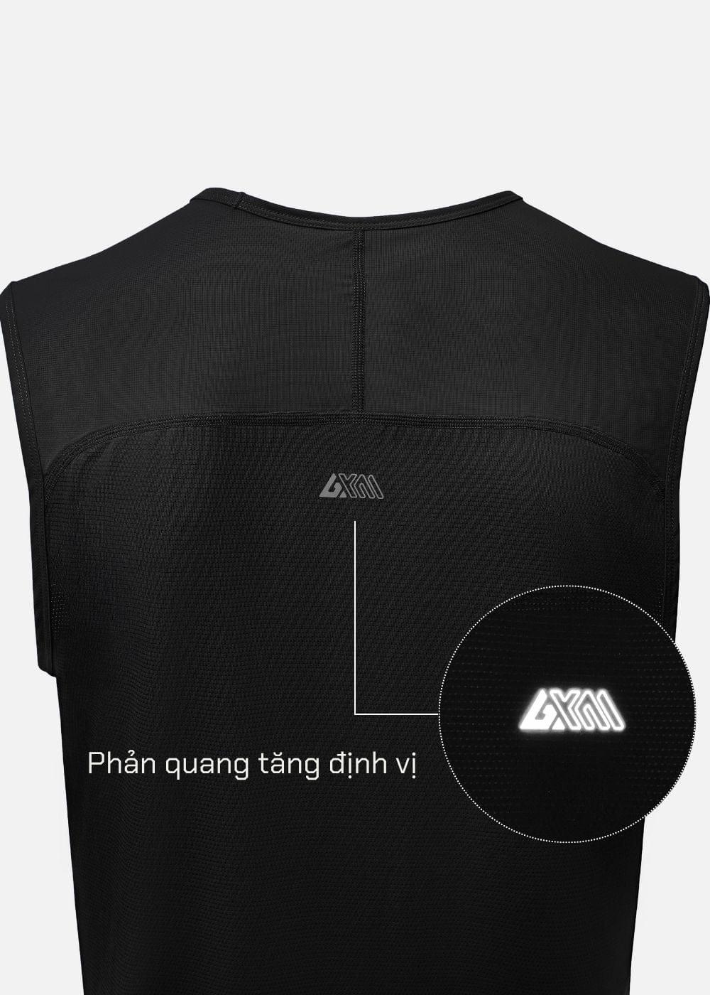 Áo Thun 3 Lỗ Thể Thao Ultra Stretch The Trainer 010 Đen - YaMe.vn