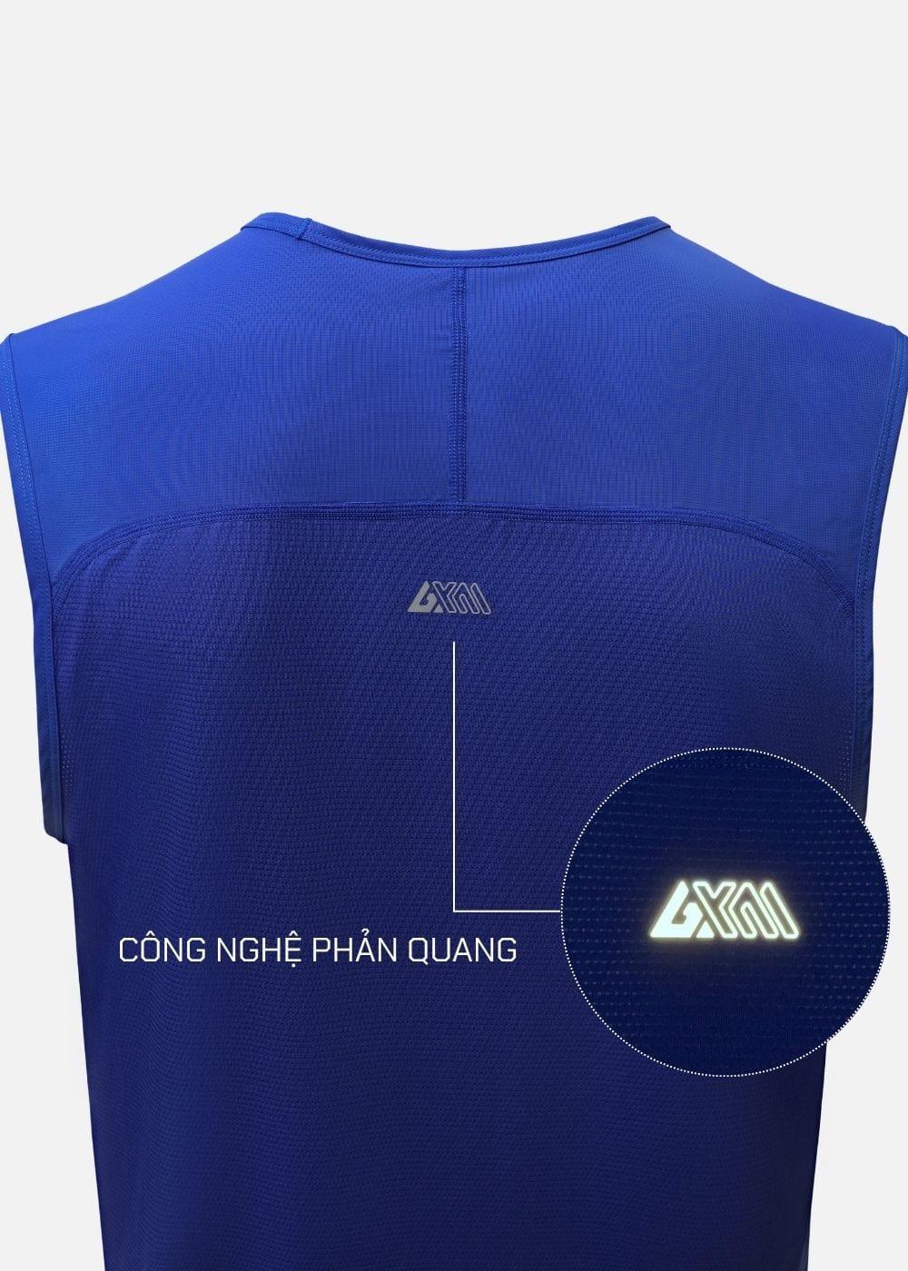 Áo Thun 3 Lỗ Thể Thao Ultra Stretch The Trainer 010 Xanh Dương - YaMe.vn