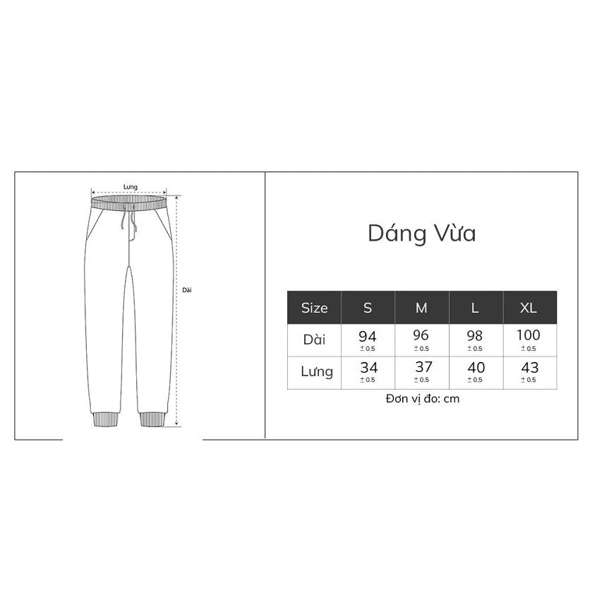 Quần Jogger Thun Sorona Mềm Mại Non Branded 41 Xanh Đen