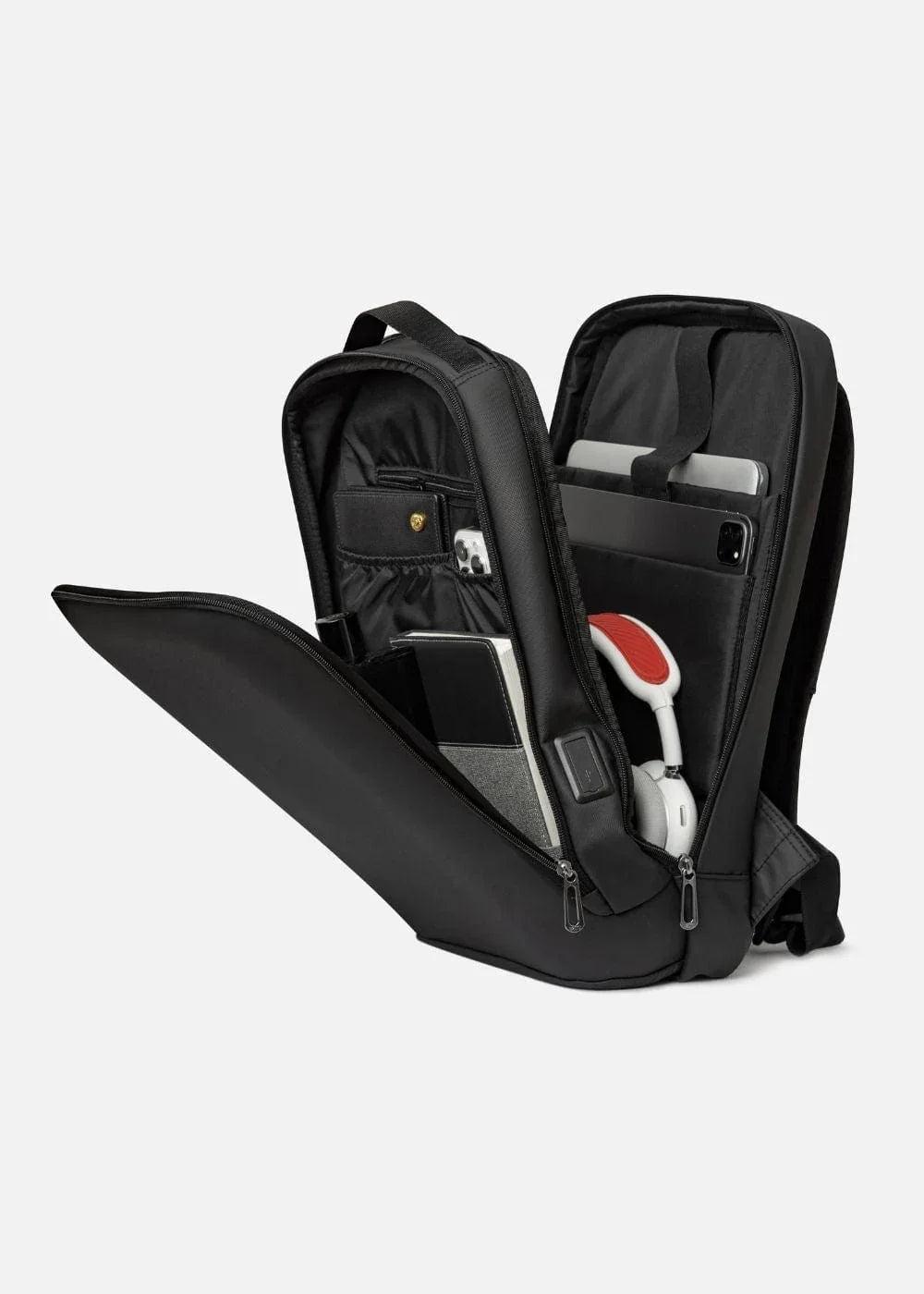 Balo Smart Cao Cấp Cổng Sạc Tích Hợp First Class 02 Đen - YaMe.vn