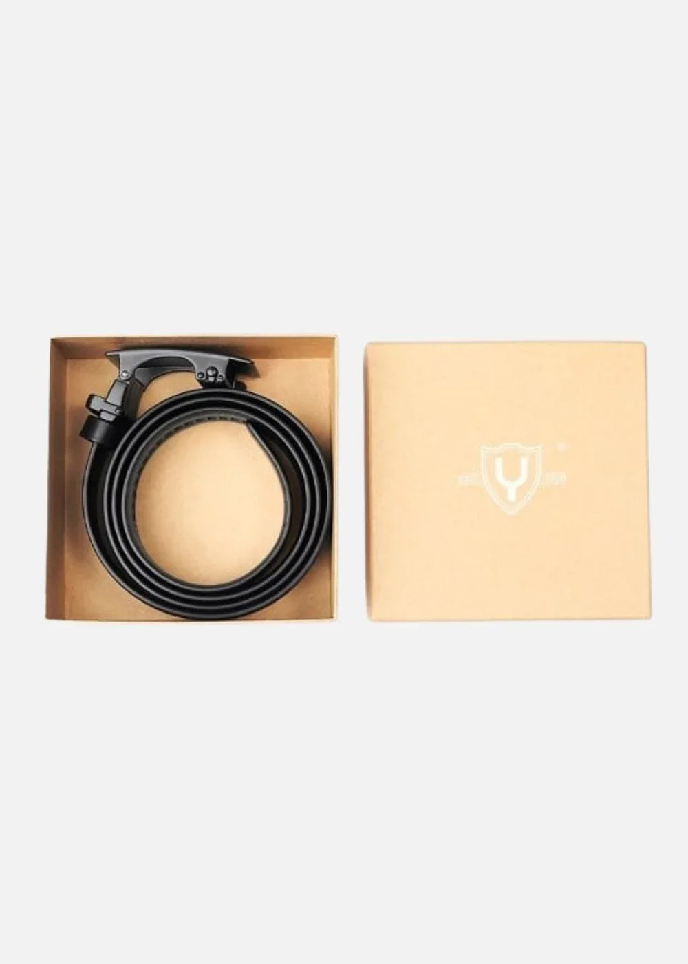 Dây Nịt Da Bò Khóa Tự Động #Y2010 D06 Đen - YaMe.vn