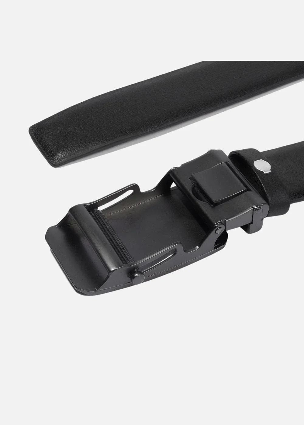 Dây Nịt Da Bò Khóa Tự Động #Y2010 D15 Đen - YaMe.vn