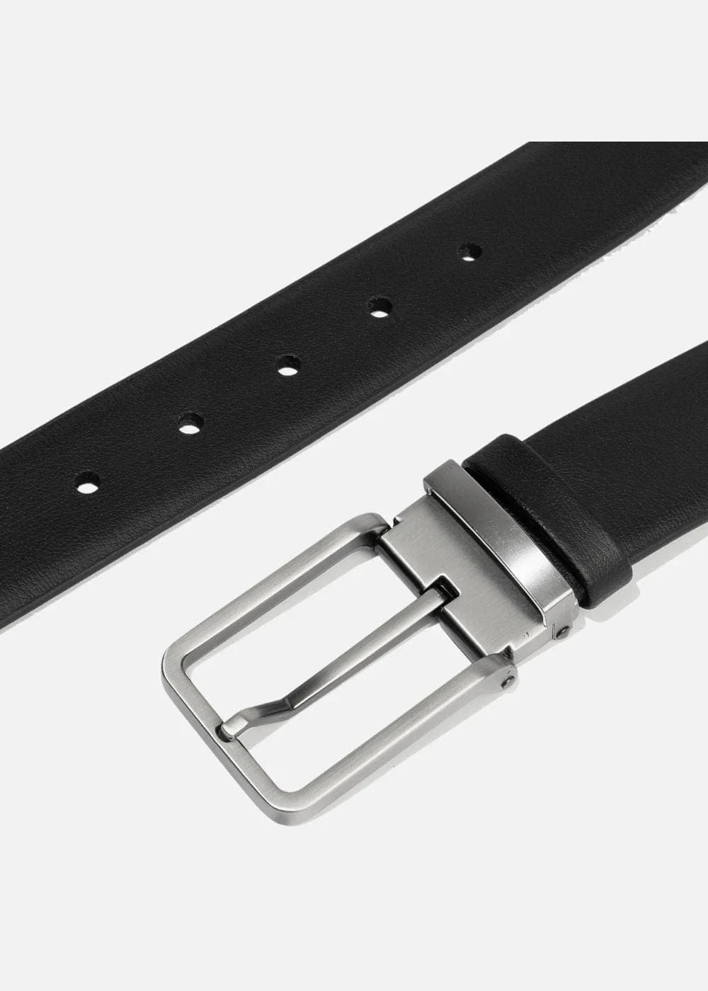 Dây Nịt Da Bò Khóa Gài Kim #Y2010 D16 Đen - YaMe.vn