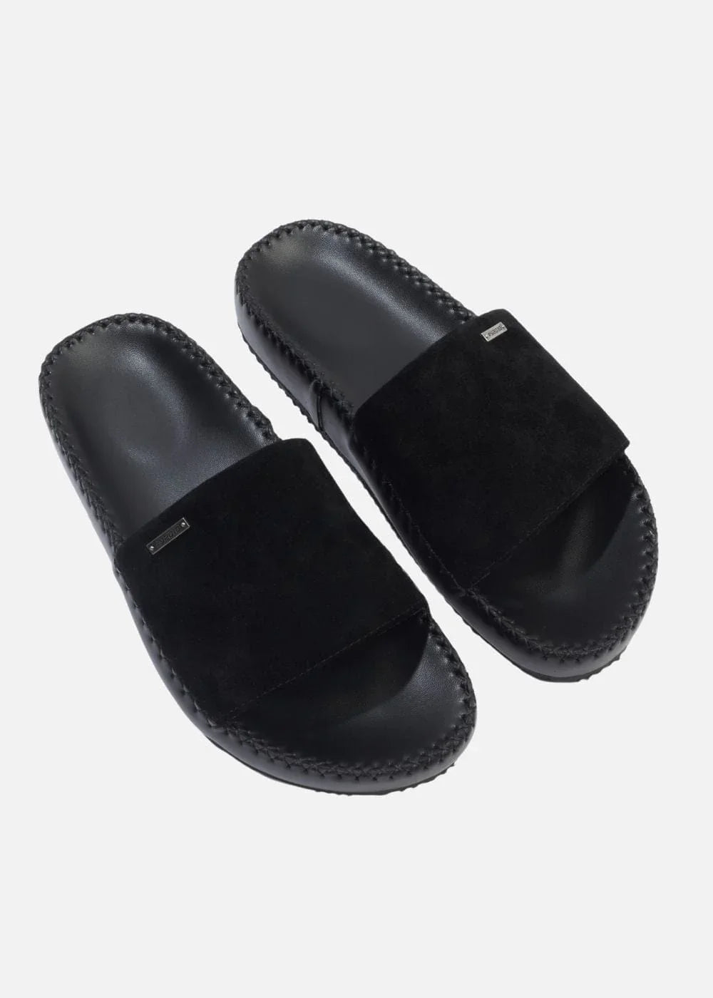 Dép Đế Cao Slide Slipper #Y2010 11 Đen - YaMe.vn