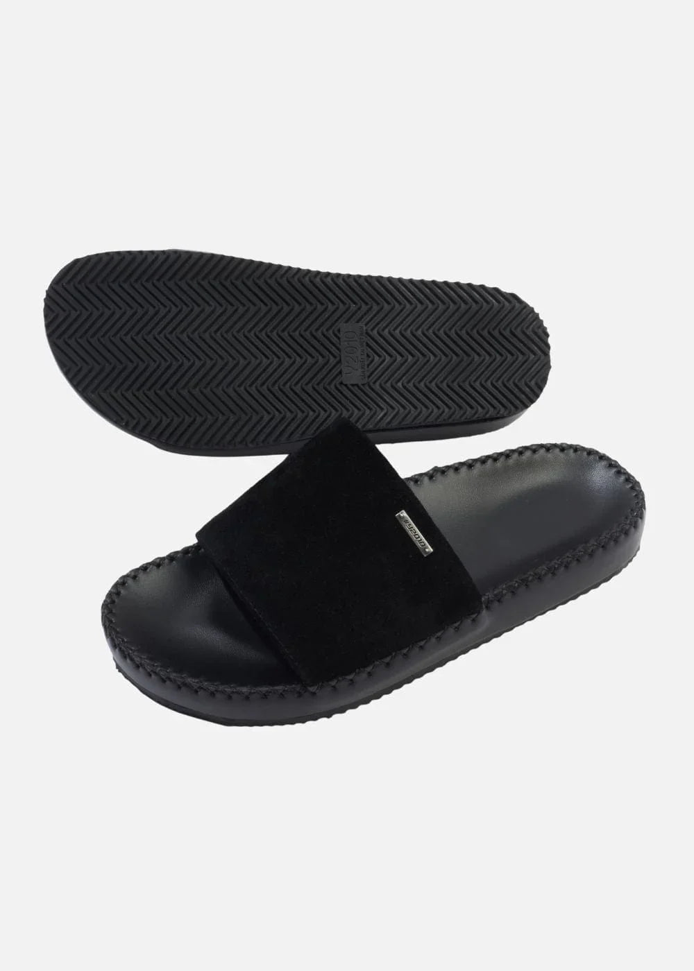 Dép Đế Cao Slide Slipper #Y2010 11 Đen - YaMe.vn