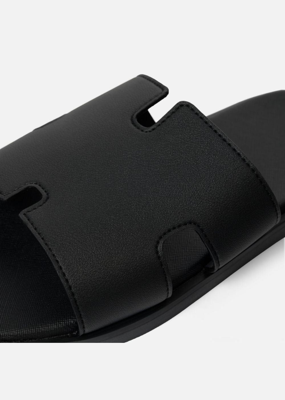 Dép Đế Thấp Slide Slipper #Y2010 17 Đen - YaMe.vn