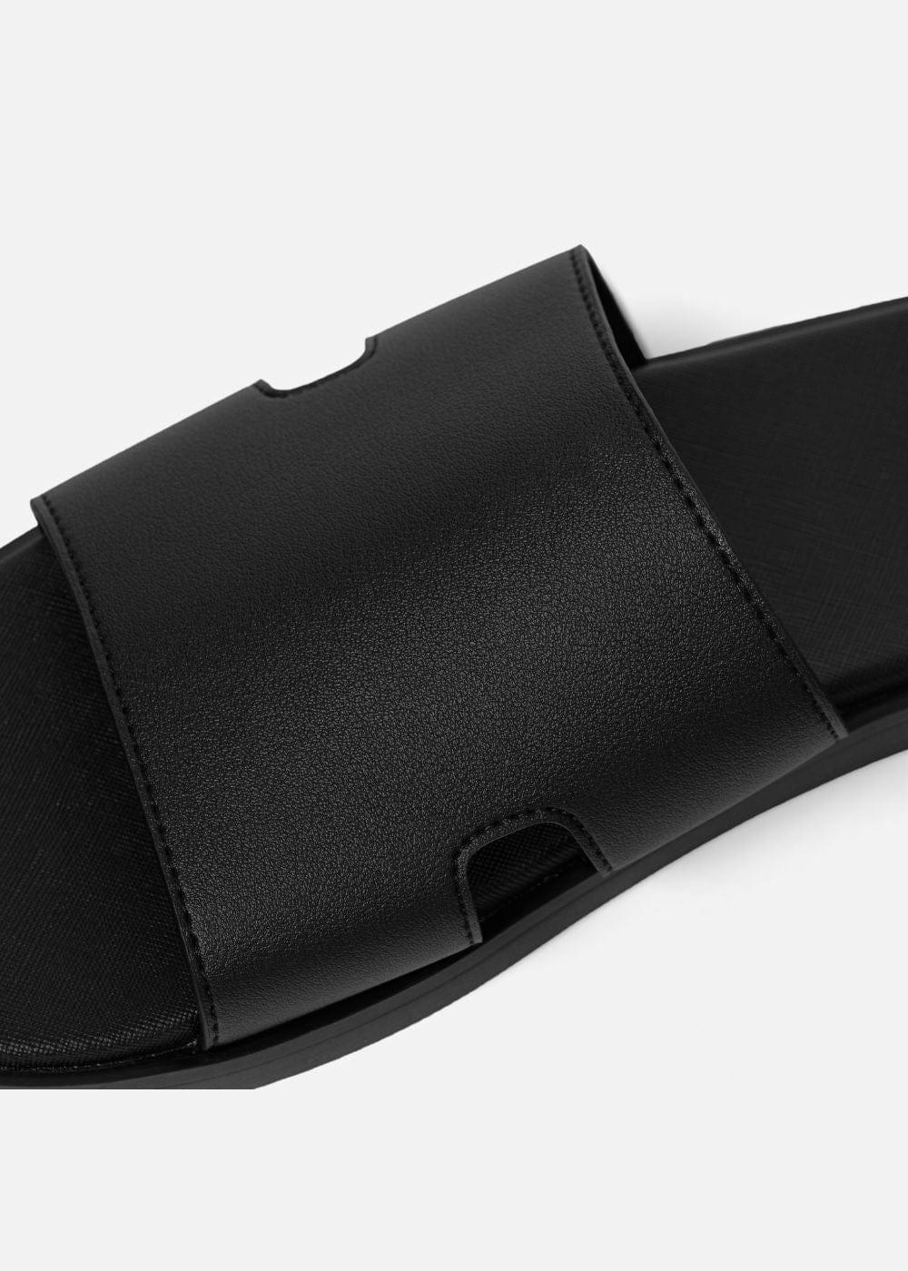 Dép Đế Thấp Slide Slipper #Y2010 19 Đen - YaMe.vn