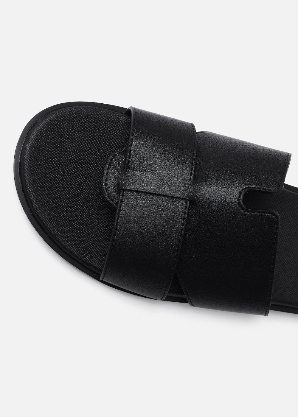 Dép Đế Thấp Slide Slipper #Y2010 20 Đen - YaMe.vn