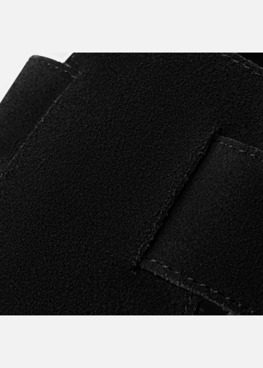 Dép Đế Trấu Mules Da Suede Mềm #Y2010 A001 Đen - YaMe.vn