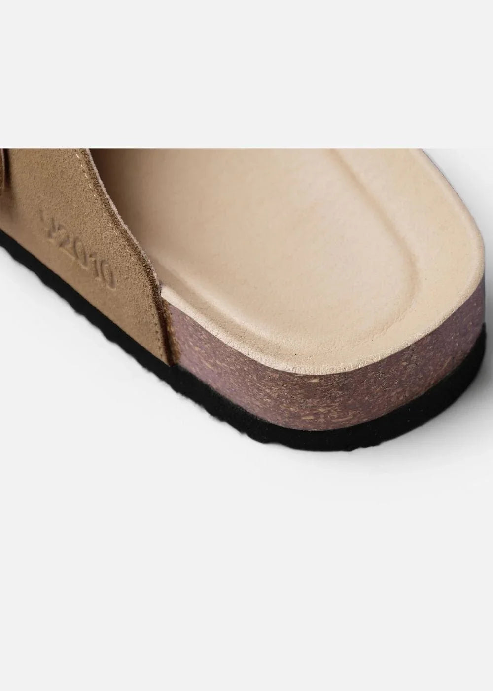 Dép Đế Trấu Mules Da Suede Mềm #Y2010 A001 Nâu Đậm - YaMe.vn