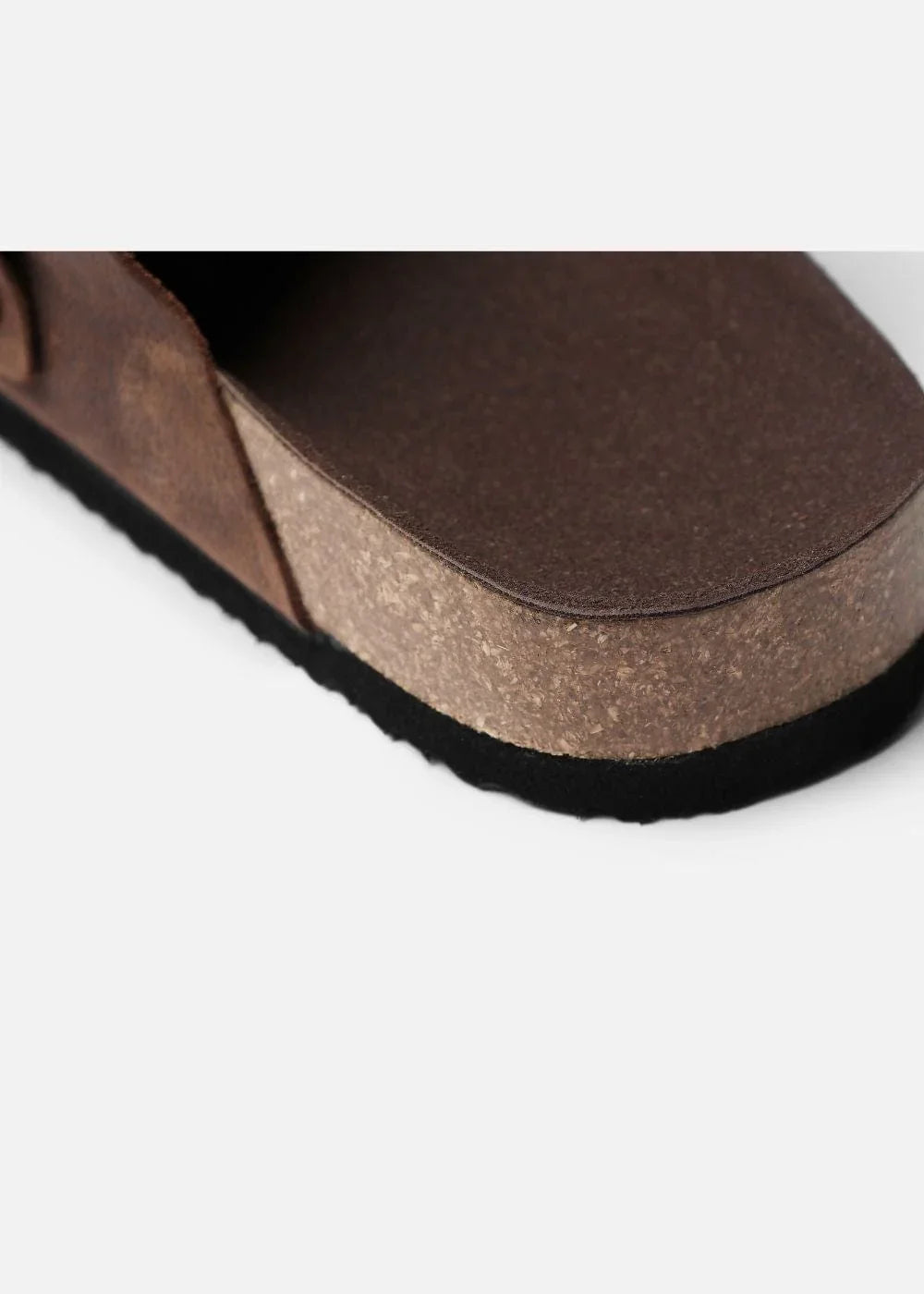 Dép Đế Trấu Slide Slipper Da Suede Mềm #Y2010 A002 Nâu Đậm - YaMe.vn