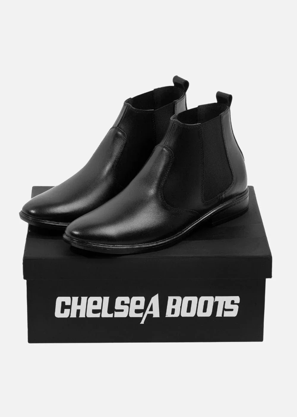 Giày Boots Real Leather 01 Đen - YaMe.vn