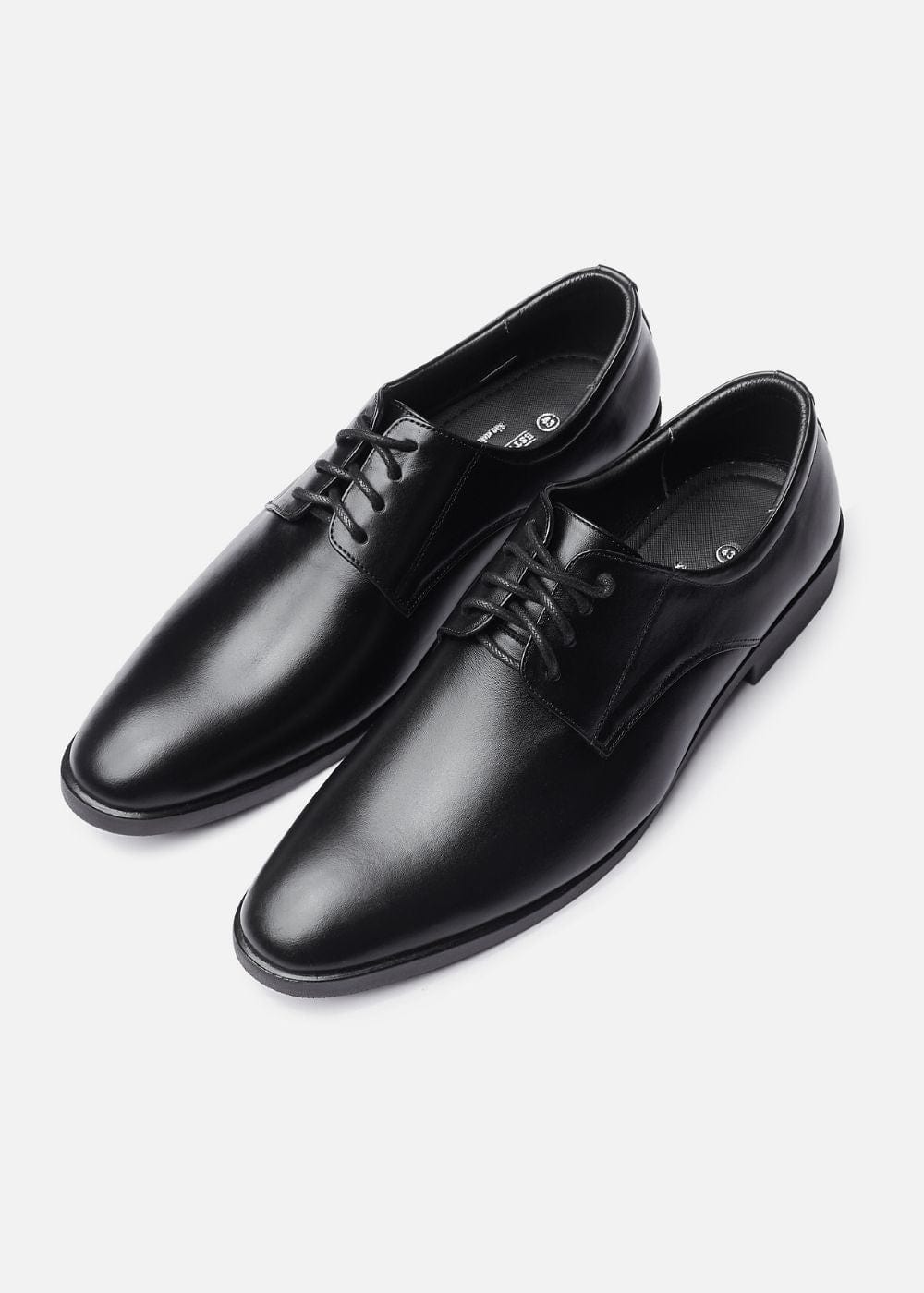 Giày Tây Cột Dây Da Thật Giày Real Leather 03 Đen