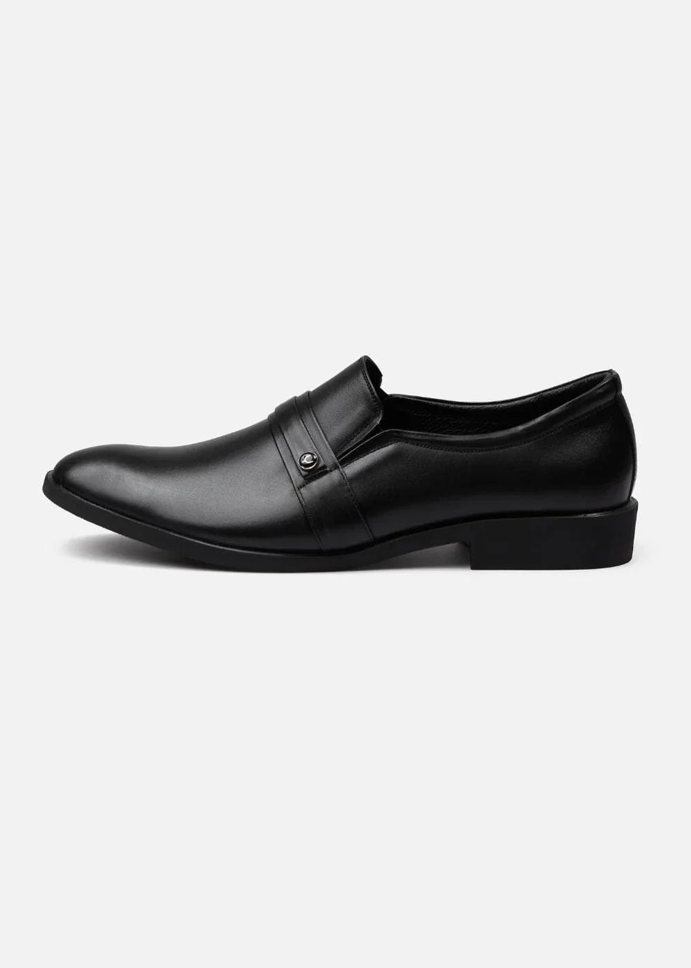Giày Tây Loafer Real Leather 05 Đen - YaMe.vn