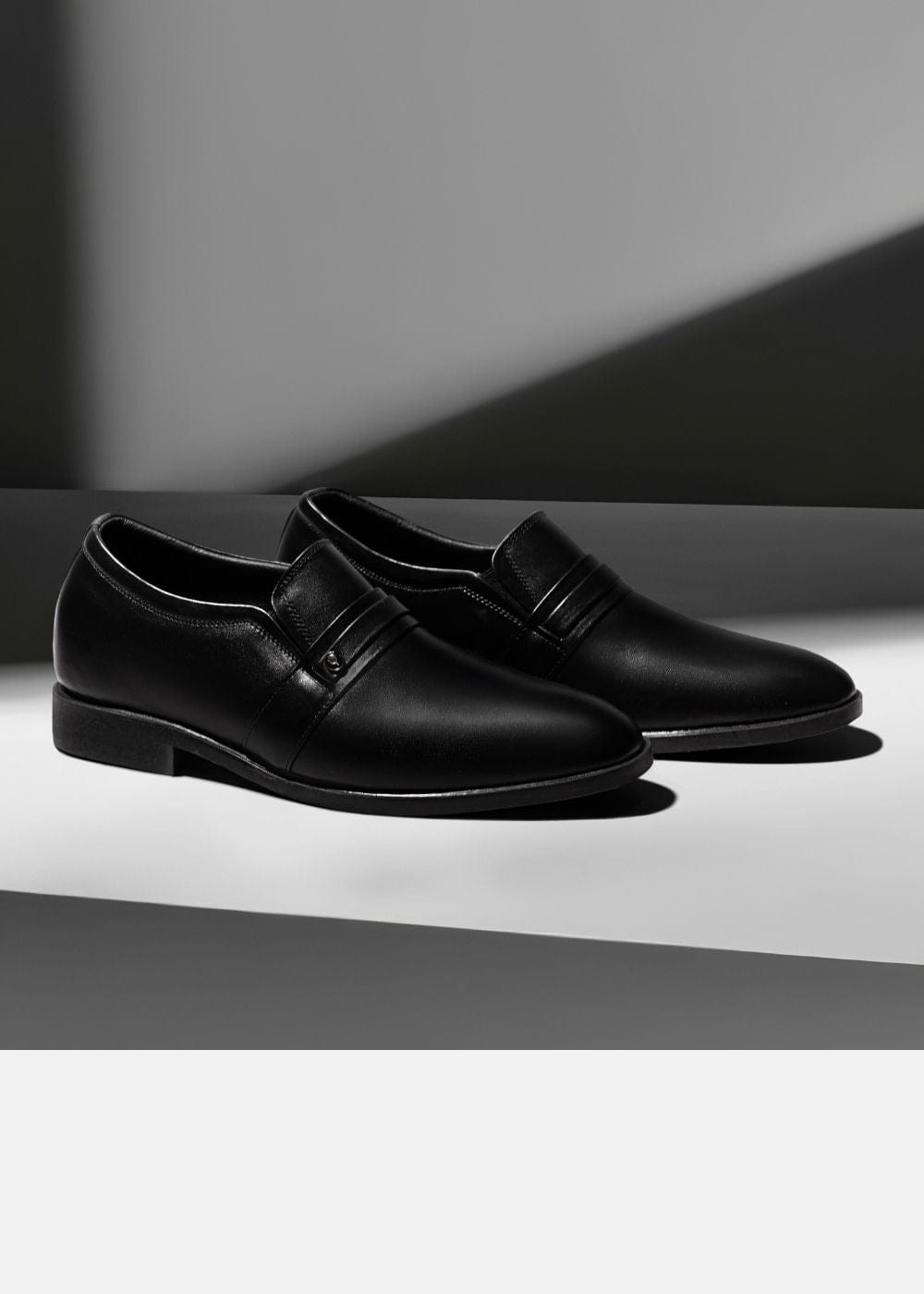 Giày Tây Cột Dây Da Thật Giày Real Leather 05 Đen