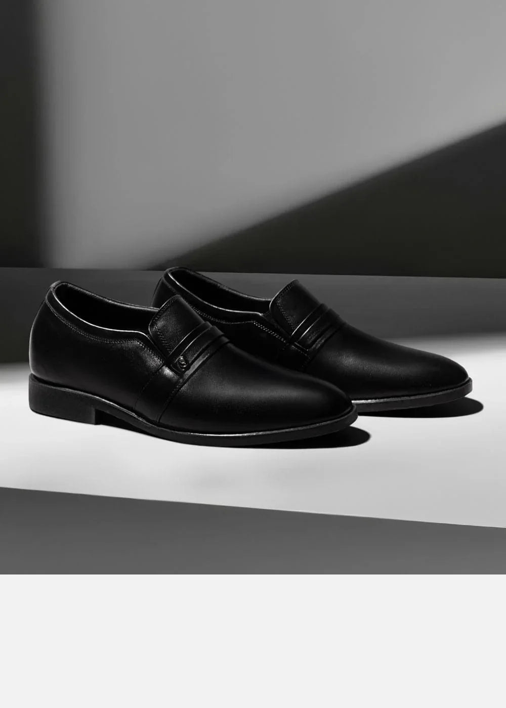 Giày Tây Loafer Real Leather 05 Đen - YaMe.vn