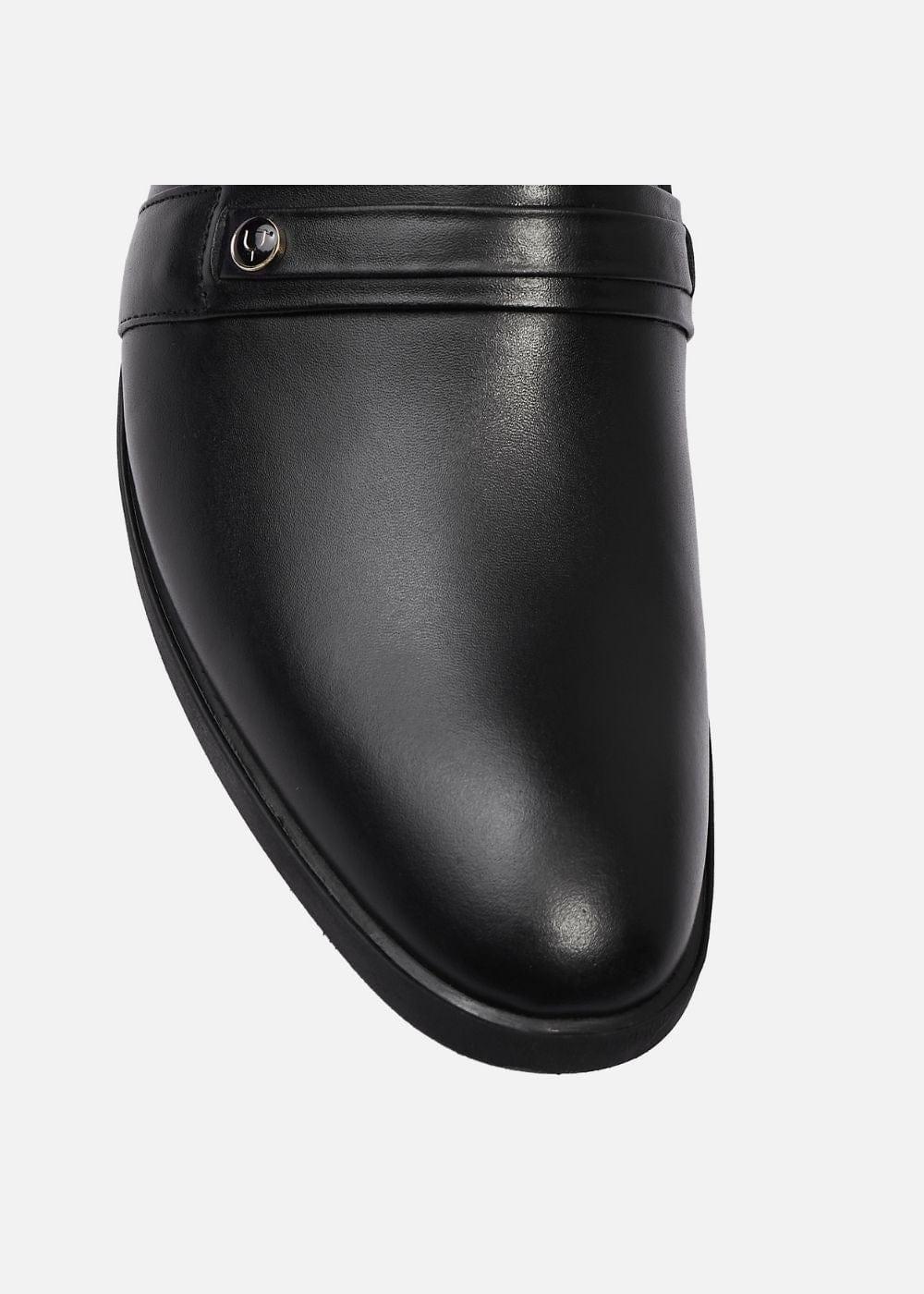 Giày Tây Loafer Real Leather 05 Đen - YaMe.vn