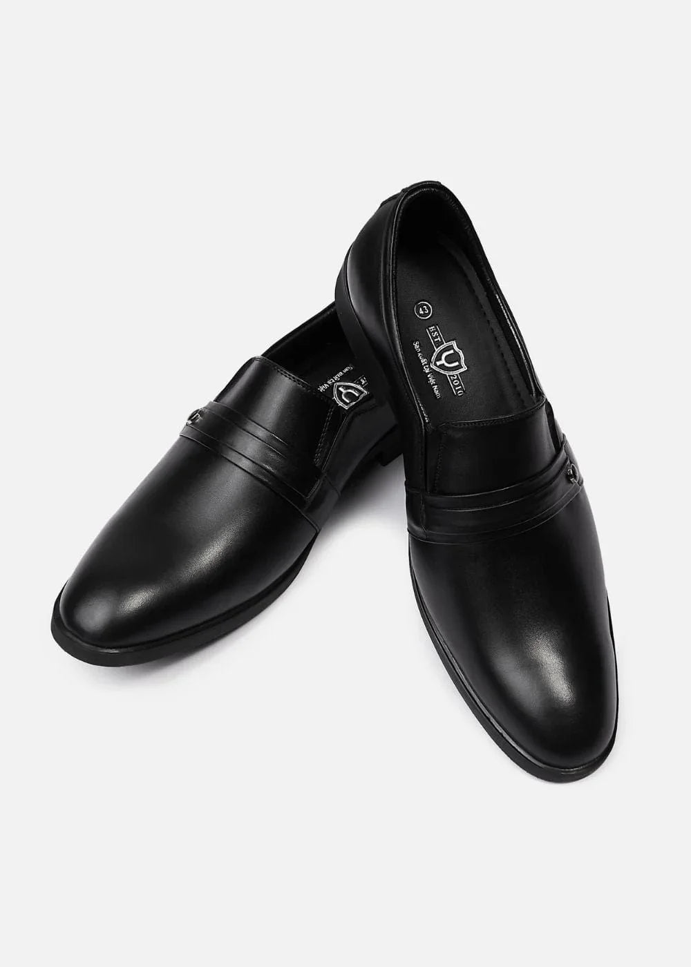 Giày Tây Loafer Real Leather 05 Đen - YaMe.vn
