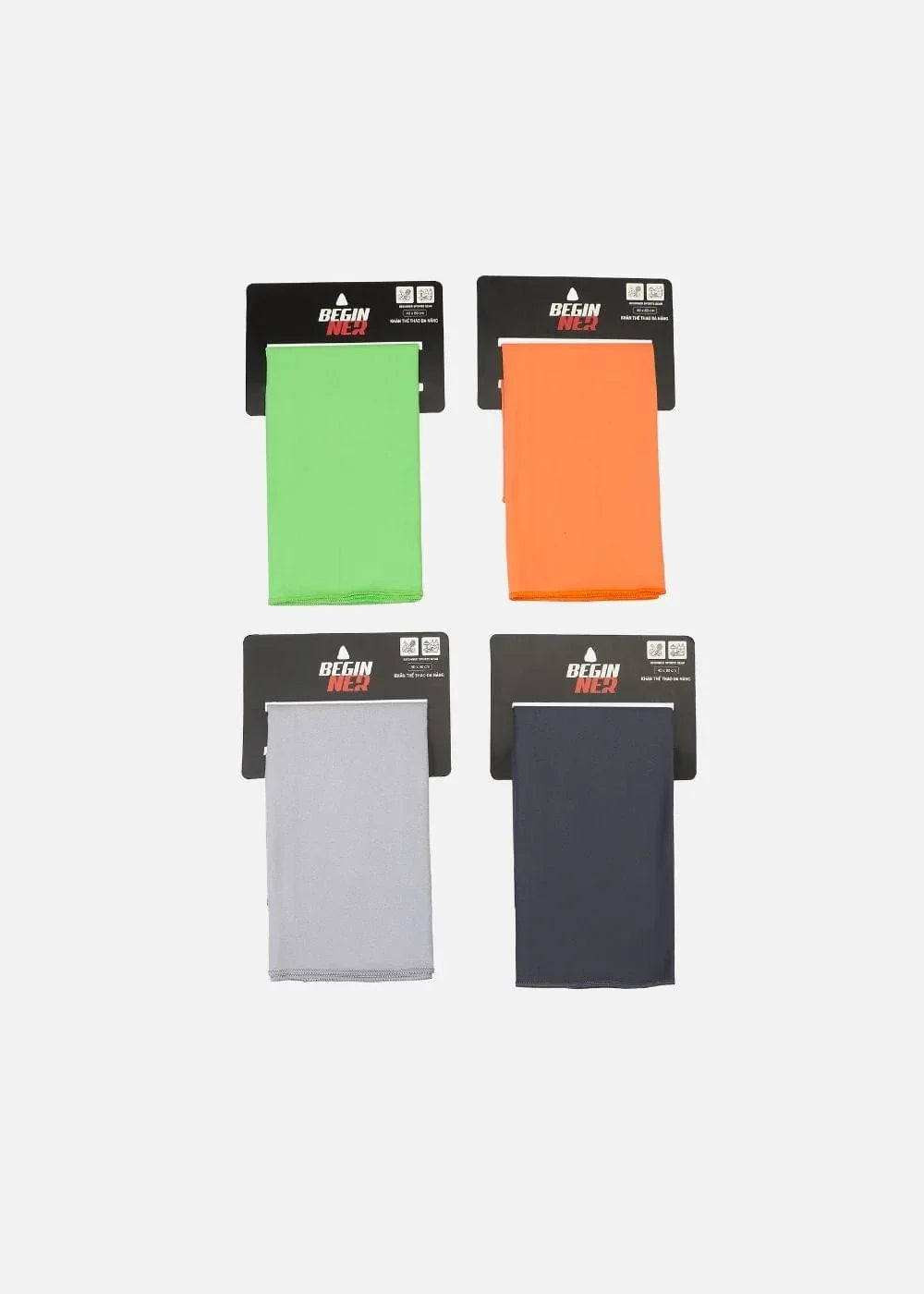 Khăn Thể Thao Microfiber Siêu Mềm Mỏng Nhẹ (40x80) BG 11 Xanh Lá Sáng - YaMe.vn