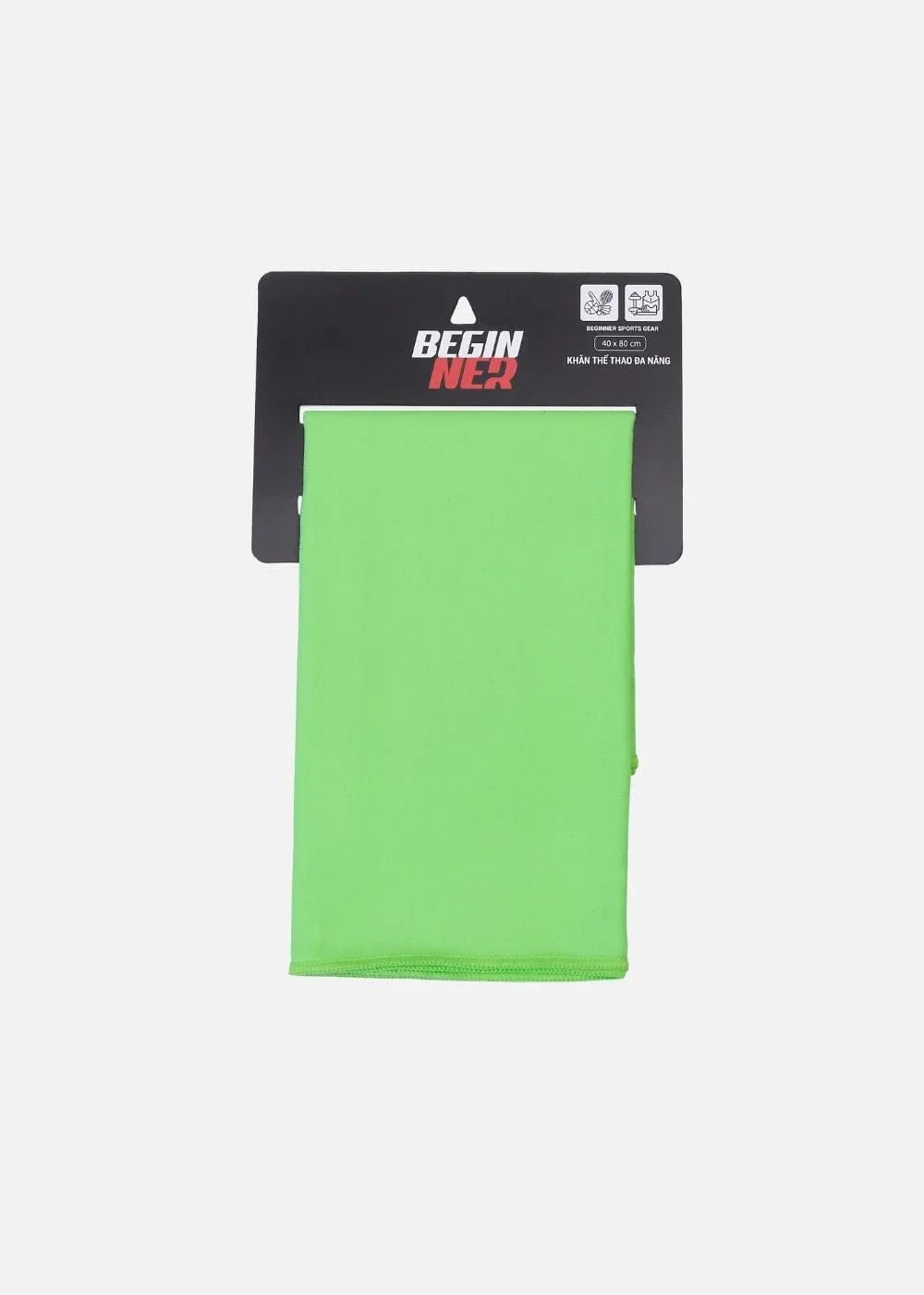 Khăn Thể Thao Microfiber Siêu Mềm Mỏng Nhẹ (40x80) BG 11 Xanh Lá Sáng - YaMe.vn