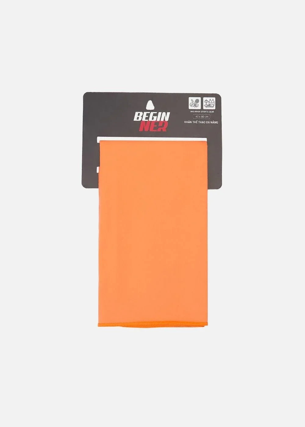 Khăn Thể Thao Microfiber Siêu Mềm Mỏng Nhẹ (40x80) BG 11 Cam - YaMe.vn