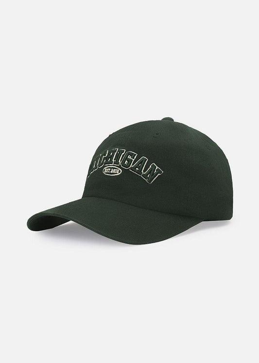Nón Dad Hat Kaki Bền Bỉ MICHIGAN NS M142 Xanh Lá Đậm - YaMe.vn
