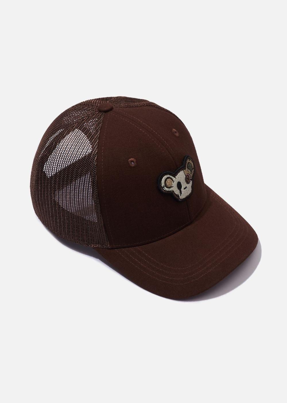 Nón Trucker Cap Kaki Đứng Form NS M152 Nâu Đậm - YaMe.vn