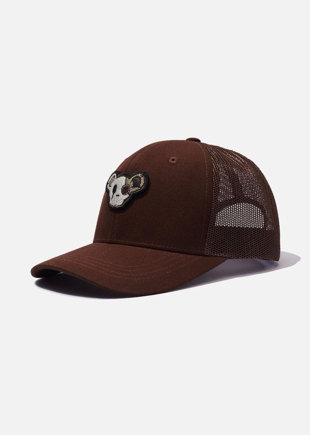 Nón Trucker Cap Kaki Đứng Form NS M152 Nâu Đậm - YaMe.vn
