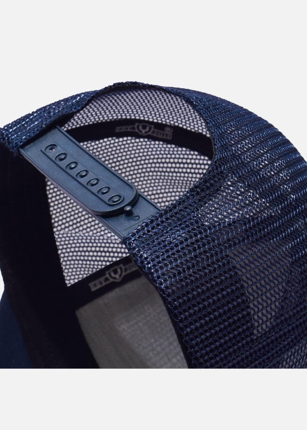 Nón Trucker Cap Kaki Đứng Form NS M152 Xanh Dương Đậm - YaMe.vn