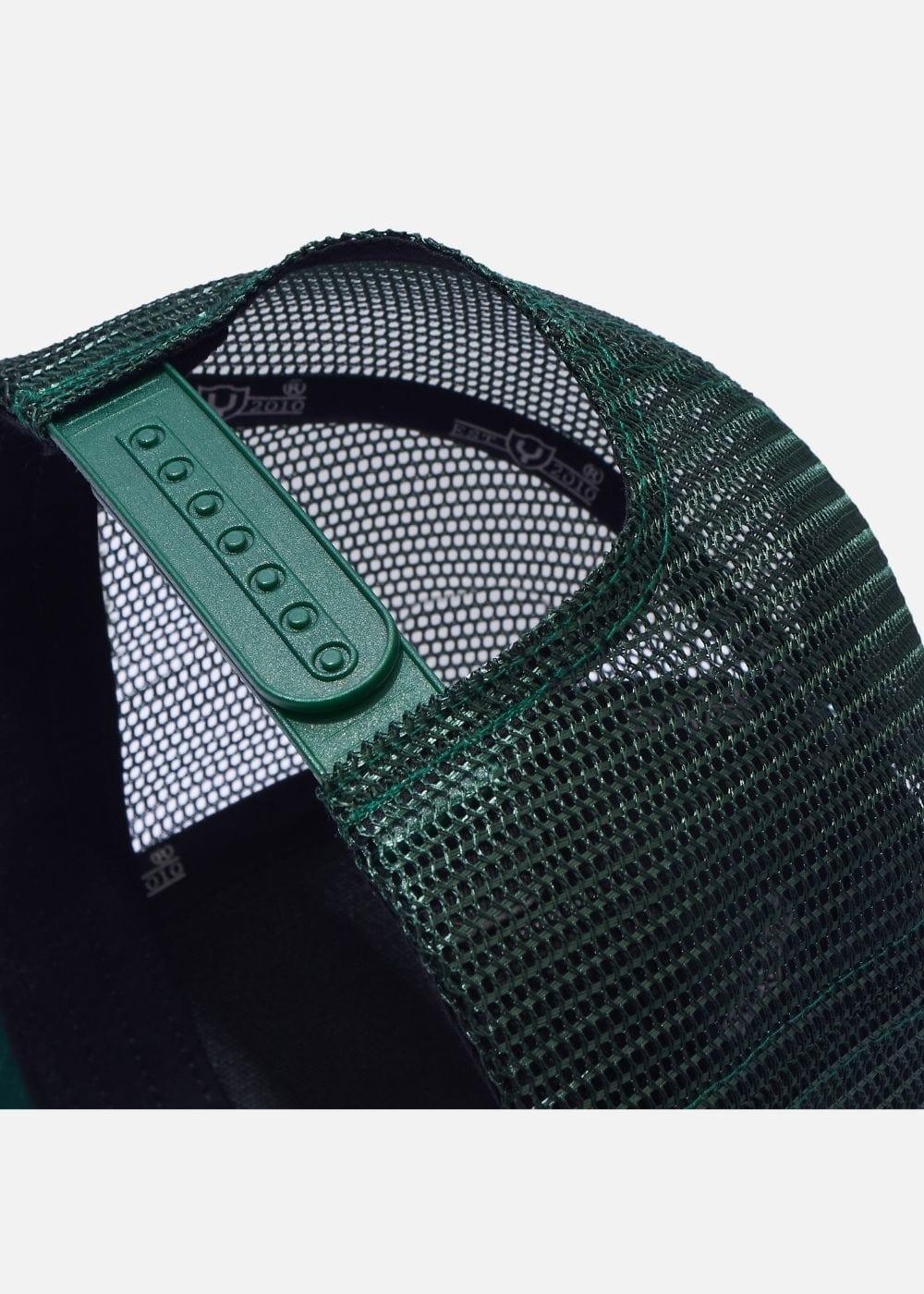 Nón Trucker Cap Kaki Đứng Form NS M152 Xanh Lá Đậm - YaMe.vn