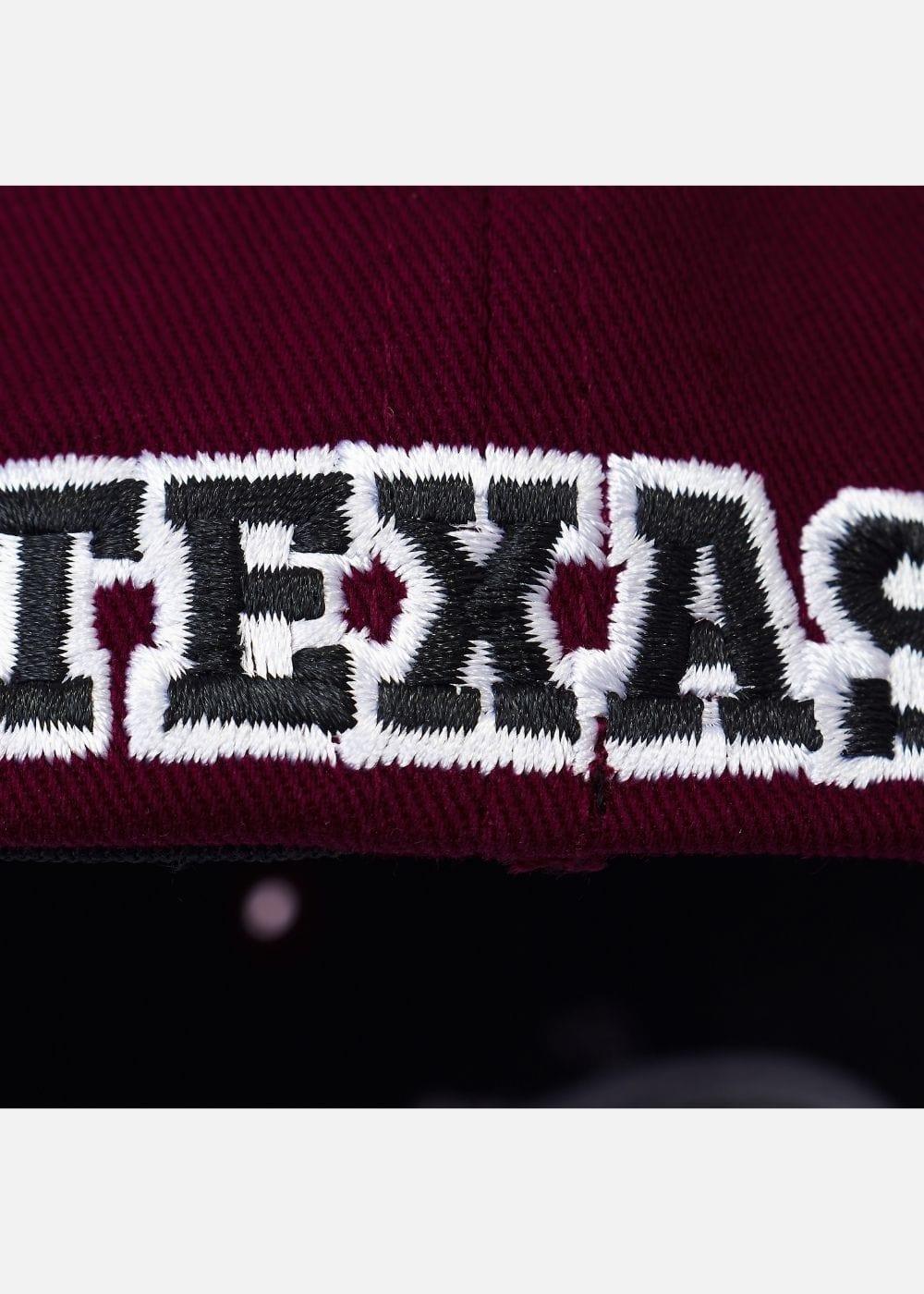 Nón Fitted Cap Kaki Đứng Form NS M156 Đỏ Đậm - YaMe.vn