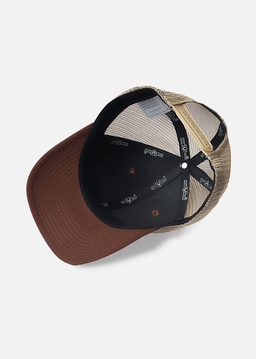 Nón Trucker Cap Mesh Thông Thoáng NB 11 Nâu - YaMe.vn