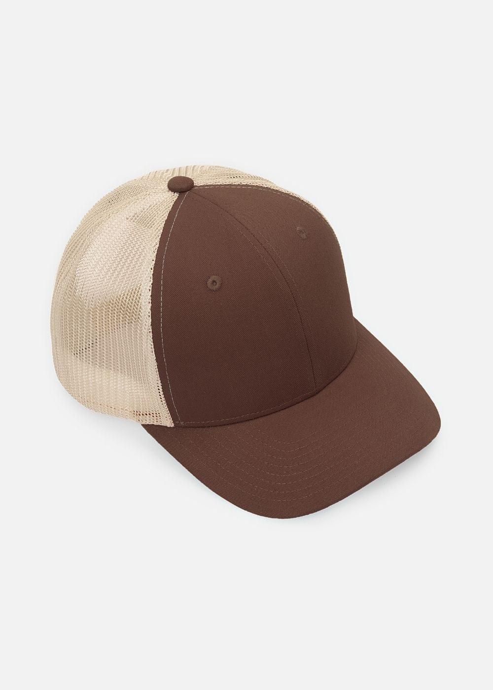 Nón Trucker Cap Mesh Thông Thoáng NB 11 Nâu - YaMe.vn