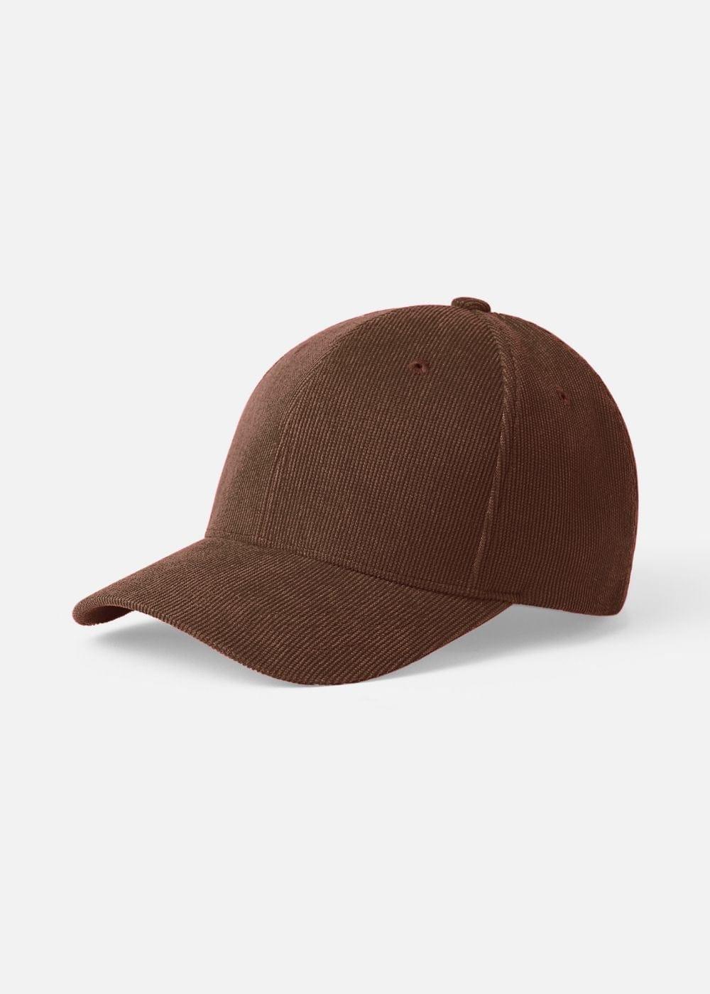 Nón Baseball Cap Corduroy Bền Bỉ NB 17 Nâu - YaMe.vn