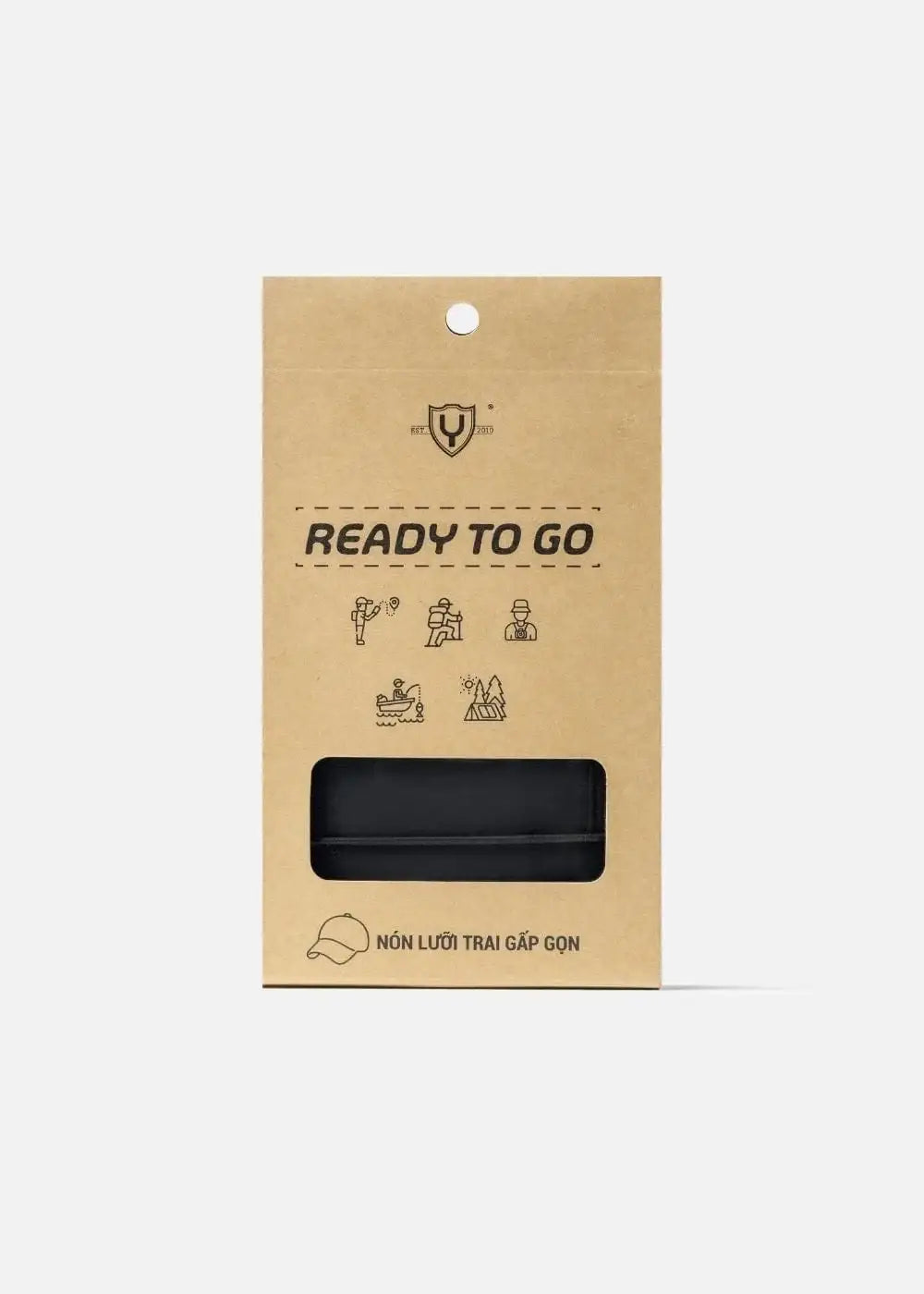 Nón Dad Hat Gấp Gọn Thông Minh Ready To Go 15 Đen - YaMe.vn