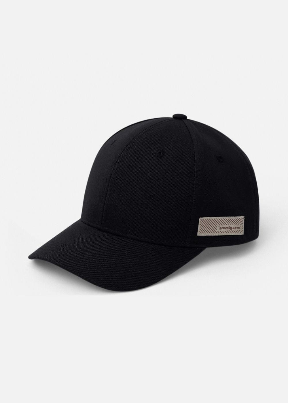 Nón Baseball Cap Kaki Đứng Form 77 47 Đen - YaMe.vn
