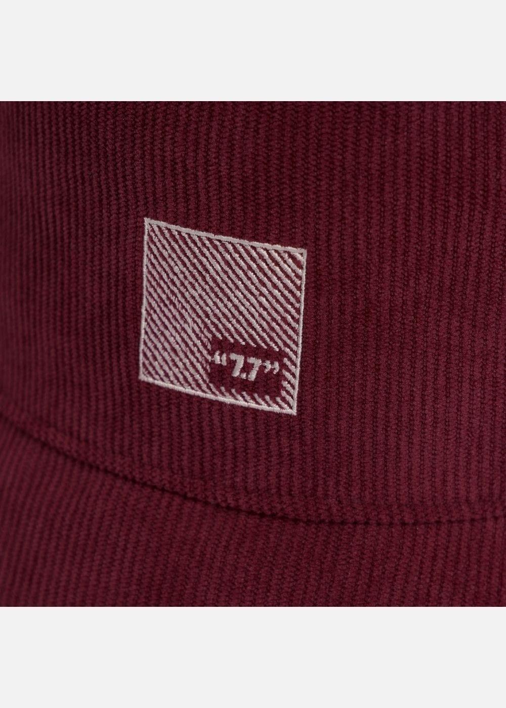 Nón Bucket Corduroy Bền Bỉ 77 48 Đỏ Đậm - YaMe.vn